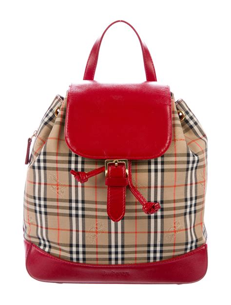 Burberry Backpack Rare Plaid excellent condition 